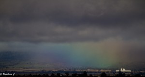 rainbow light near Peterborough