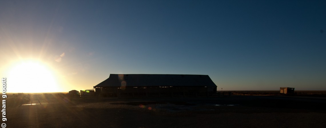 The old Mungo woolshed